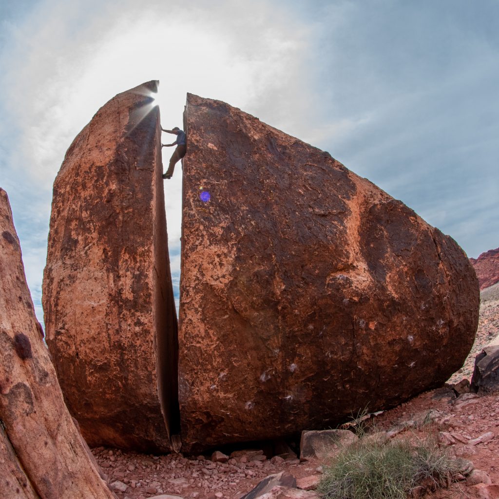 Sesión de boulder en una roca “peculiar” - muskers
